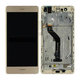 Huawei P9 lite - LCD zaslon + steklo na dotik + okvir (Gold) TFT