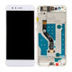 Huawei P10 lite - LCD zaslon + steklo na dotik + okvir (Pearl White) TFT
