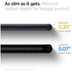 Spigen - Ovitek Liquid Air za iPhone 7, 8, SE 2020 & SE 2022, črna