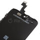 Zaslon za iPhone 5S, SE, Black, Steklo na dotik z okvirjem
