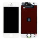 Zaslon za iPhone 5S, SE, White, Steklo na dotik z okvirjem