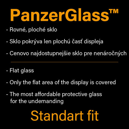 PanzerGlass - Tempered Glass Standardno za iPhone 6, 6s, 7, 8, SE 2020 in SE 2022, prozorno