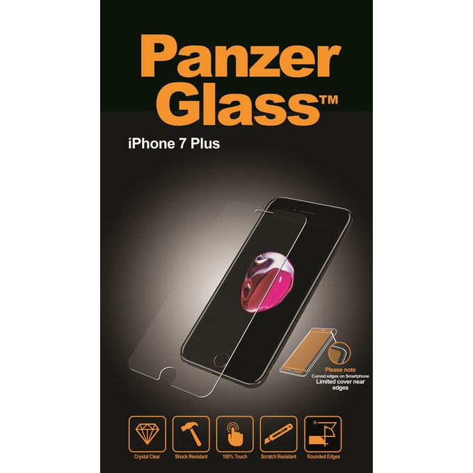 PanzerGlass - Tempered Glass Standardno za iPhone 6 Plus, 6s Plus, 7 Plus, 8 Plus, prozorno