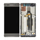 Sony Xperia XA F3111 - LCD zaslon + steklo na dotik + okvir (Graphite Black) - 78PA3100010, 78PA3100090 Genuine Service Pack
