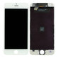 Zaslon za iPhone 6, White, Steklo na dotik z okvirjem