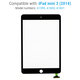 Apple iPad Mini 3 - Touch Glass (Black)