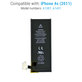 Baterija za iPhone 4S, 1430mAh
