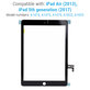 Apple iPad Air, iPad (5th Gen 2017) - Steklo na dotik (Black)
