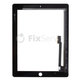 Apple iPad 3, iPad 4 - Touch Glass (Black)