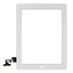 Steklo na dotik za iPad 2, White