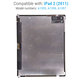 Apple iPad 2 - LCD zaslon OLED