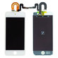 Apple iPod Touch (5th Gen, 6th Gen, 7th Gen) - LCD zaslon + steklo na dotik + okvir (White) TFT