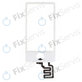 Steklo na dotik za iPod Nano (7th Gen), Black
