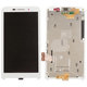 Blackberry Z30 - LCD zaslon + steklo na dotik + okvir (White) TFT