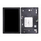 Asus ZenPad 10 Z300C, Z300CT, Z300CX, ZD300C - LCD zaslon + steklo na dotik + okvir (Black) - 90NP0222-R20010 Genuine Service Pack