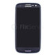 Samsung Galaxy S3 i9300 - LCD zaslon + steklo na dotik + okvir (Pebble Blue) OLED