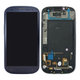 Samsung Galaxy S3 i9300 - LCD zaslon + steklo na dotik + okvir (Pebble Blue) OLED