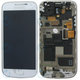 Samsung Galaxy S4 Mini i9195 - LCD zaslon + steklo na dotik + okvir (White Frost) - GH97-14766B Genuine Service Pack
