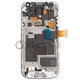 Samsung Galaxy S4 Mini i9195 - LCD zaslon + steklo na dotik + okvir (White Frost) - GH97-14766B Genuine Service Pack