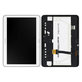 Samsung Galaxy Tab 4 10.1 T530 - LCD zaslon + steklo na dotik + okvir (bel) - GH97-15849B Genuine Service Pack