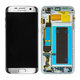Samsung Galaxy S7 Edge G935F - LCD zaslon + steklo na dotik + okvir (Silver) - GH97-18533B, GH97-18594B, GH97-18767B Genuine Service Pack