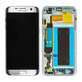 Samsung Galaxy S7 Edge G935F - LCD zaslon + steklo na dotik + okvir (Silver) - GH97-18533B, GH97-18594B, GH97-18767B Genuine Service Pack