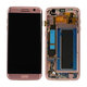 Samsung Galaxy S7 Edge G935F - LCD zaslon + steklo na dotik + okvir (Pink Gold) - GH97-18533E, GH97-18594E, GH97-18767E Genuine Service Pack