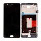 OnePlus 3, 3T - LCD zaslon + steklo na dotik + okvir (Black) TFT