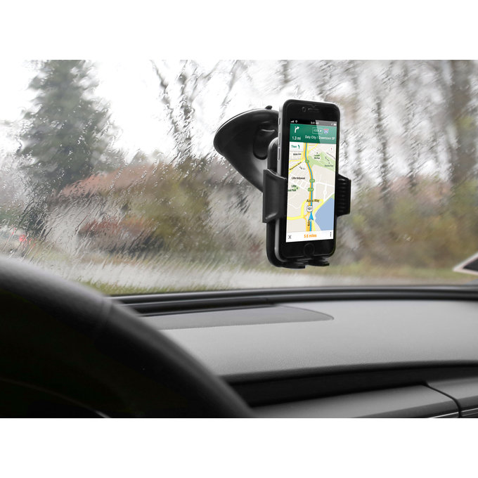 SBS - Avtomobilsko držalo, univerzalno FREEWAY s priseskom, črno