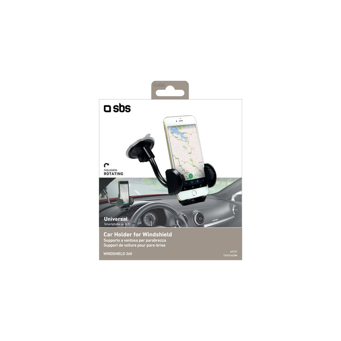 SBS - FREEWAY avtomobilsko držalo s priseskom, črno