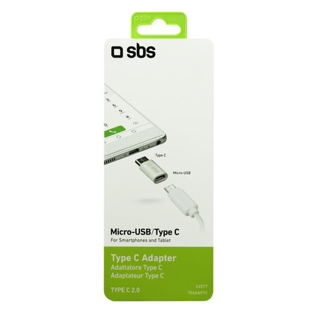 SBS - Micro-USB / USB-C adapter, bel