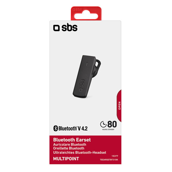 SBS - BT310 Bluetooth slušalka, črna