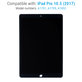 Apple iPad Pro 10.5 (2017) - LCD zaslon + steklo na dotik (Black) TFT