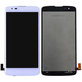 LG K8 K350N - LCD zaslon + steklo na dotik (White) TFT