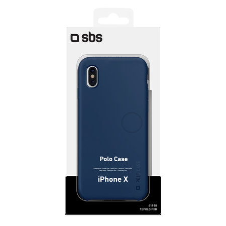 SBS - Polo Ovitek za iPhone X, modra