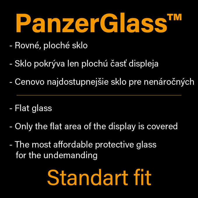 PanzerGlass - Kaljeno Steklo Privacy Standard Fit za iPhone X, XS in 11 Pro, transparent