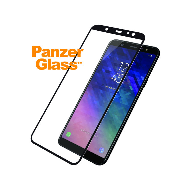 PanzerGlass - Kaljeno Steklo za Samsung Galaxy A6+ (2018) črn