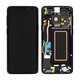 Samsung Galaxy S9 G960F - LCD zaslon + steklo na dotik + okvir (Midnight Black) - GH97-21696A, GH97-21697A, GH97-21724A Genuine Service Pack