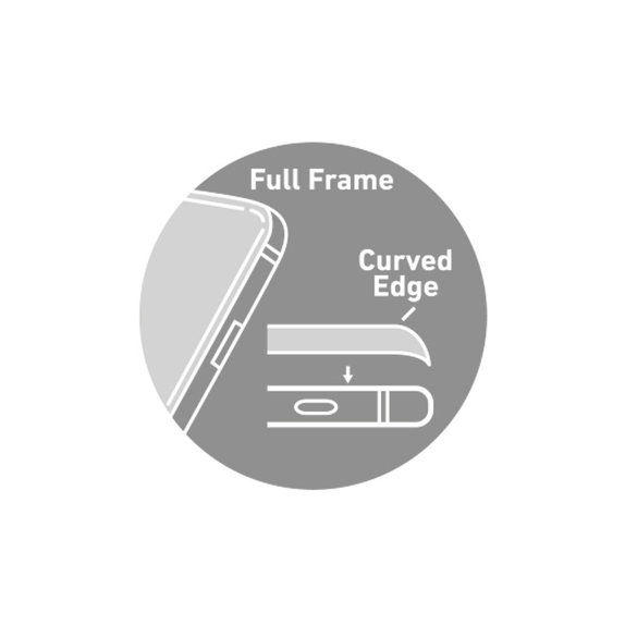 SBS - Tempered Glass 4D Full Glass za iPhone 6, 6s, 7, 8, SE 2020 in SE 2022, črna