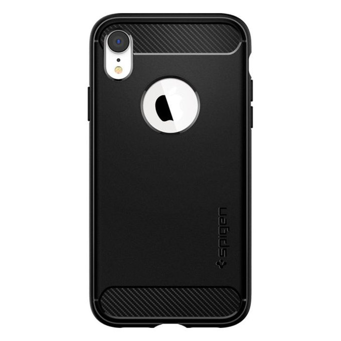 Spigen - Ovitek Rugged Armor za iPhone XR, črna