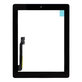 Steklo na dotik z gumbom Domov za iPad 3, iPad 4, Black