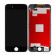 Zaslon In-Cell za iPhone 6S, Black, Steklo na dotik z okvirjem, FixPremium