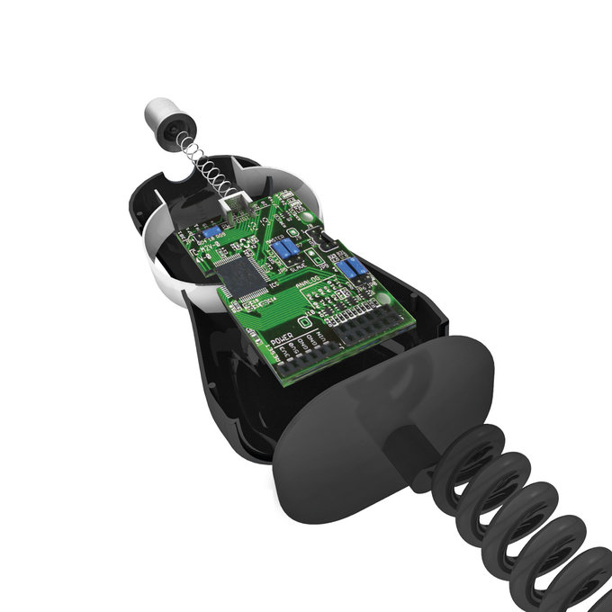 SBS - Micro-USB avtopolnilec, 2.1A, črn