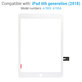 Apple iPad (6th Gen 2018) - Steklo na dotik (White)
