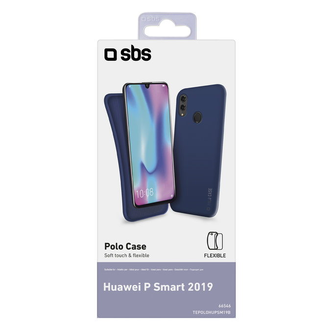 SBS - Polo ovitek za Huawei P Smart 2019, moder