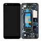 LG Q6 M700N - LCD zaslon + steklo na dotik + okvir (Black) TFT
