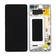 Samsung Galaxy S10 Plus G975F - LCD zaslon + steklo na dotik + okvir (Prism White) - GH82-18849B, GH82-18834G, GH82-18849G, GH82-18834B Genuine Service Pack