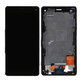 Sony Xperia Z3 Compact D5803 - LCD zaslon + steklo na dotik + okvir (Black) TFT