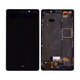 Nokia Lumia 820 - LCD zaslon + steklo na dotik + okvir (Black) TFT