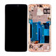 OnePlus 6 - LCD zaslon + steklo na dotik + okvir (Rose Gold) TFT